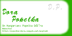 dora popelka business card